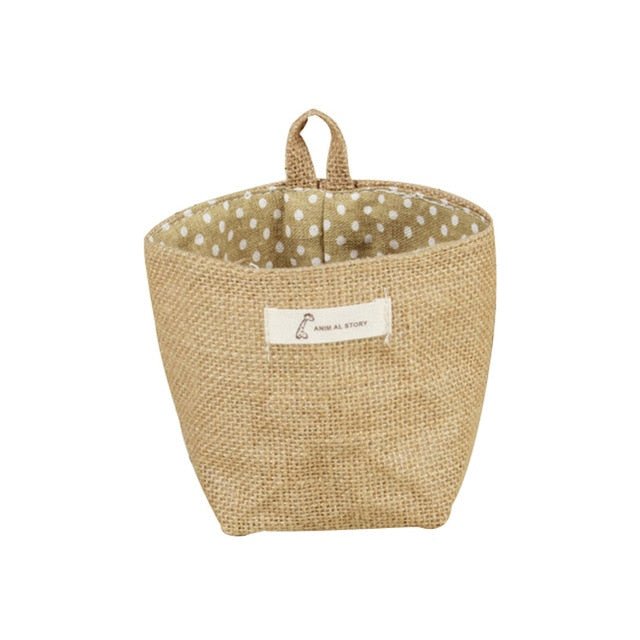 Jute Hanging Storage Basket - Velora Luxury Fashion