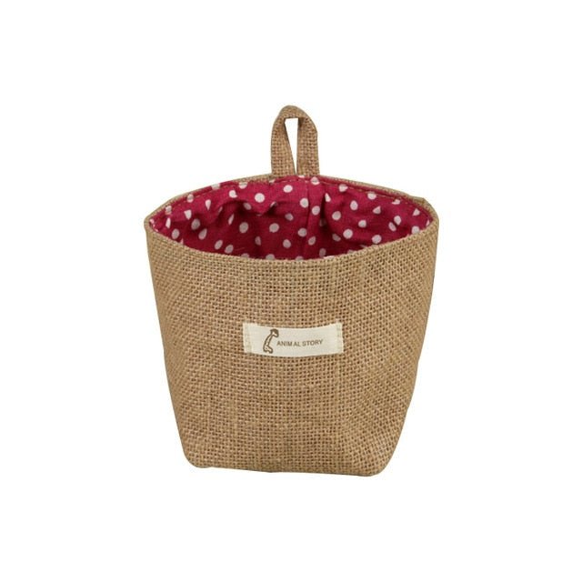 Jute Hanging Storage Basket - Velora Luxury Fashion