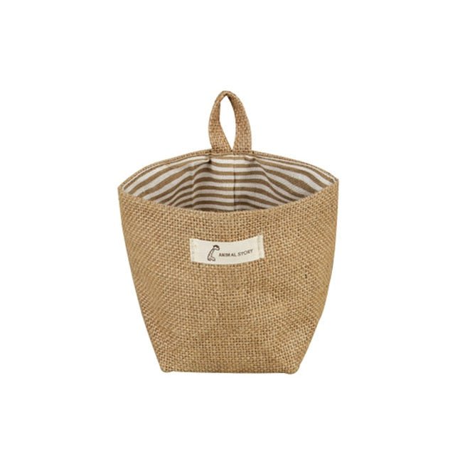 Jute Hanging Storage Basket - Velora Luxury Fashion