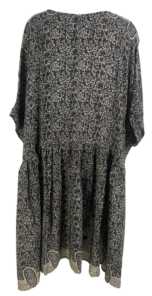 PRC3778 Avatar Pure Silk Boxy Babydoll Dress - Velora