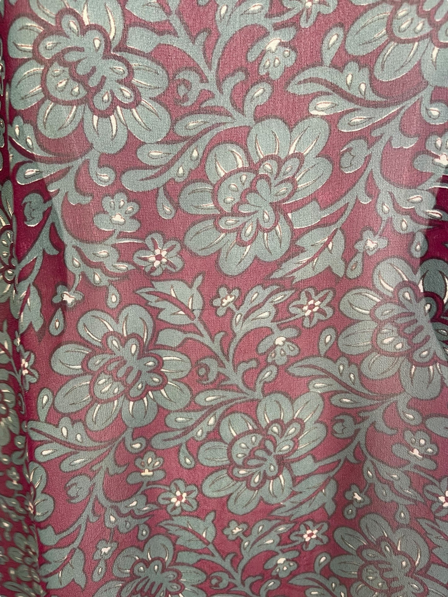 PRG7183 Sheer Avatar Pure Silk Long Tunic with Side Ties - Velora