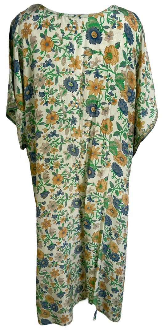 PRC6778 Avatar Pure Silk Maxi Kaftan - Velora