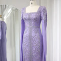 Kaftan style cape sleeves gown - Velora Luxury Fashion