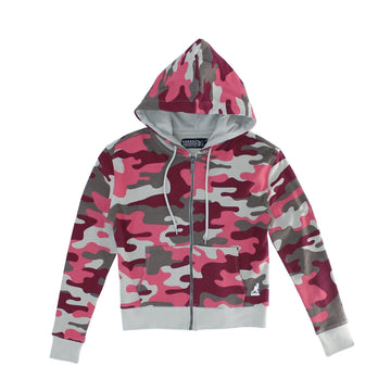 Kangol Women's Waffle Full Zip Hoodie - Velora Luxury Fashion