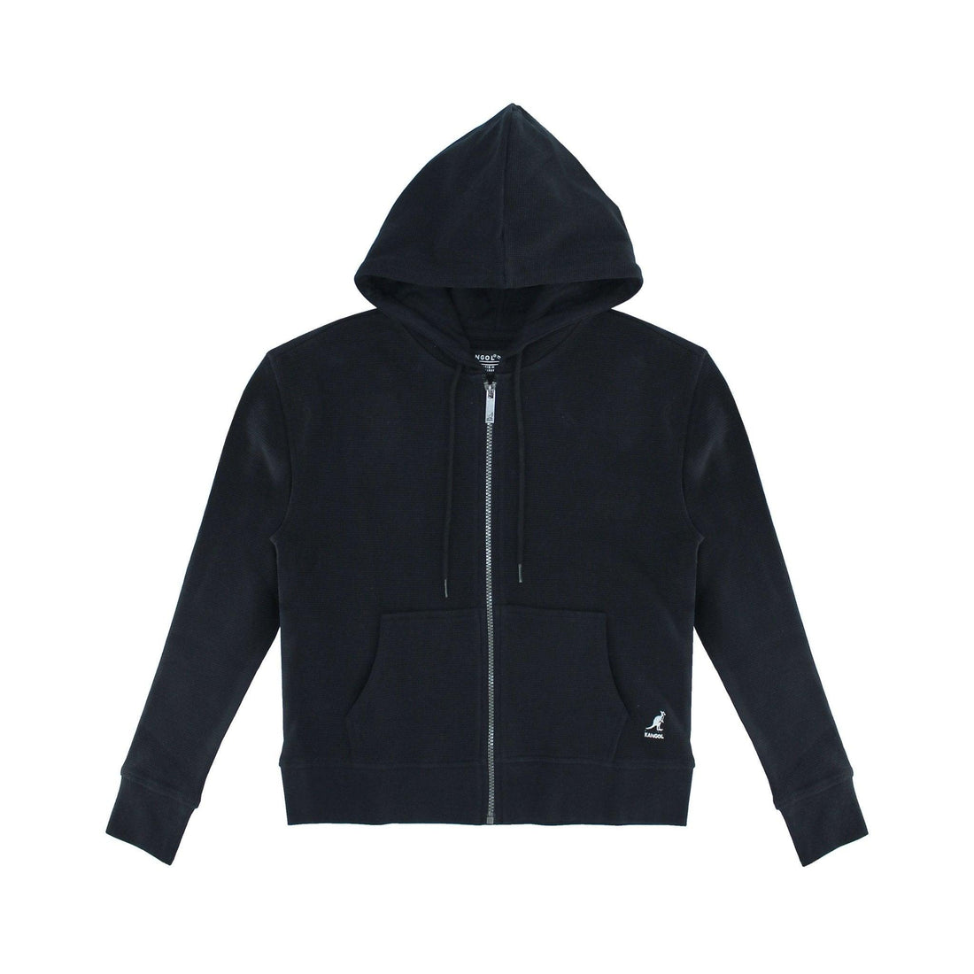 Kangol Women's Waffle Full Zip Hoodie - Velora Luxury Fashion