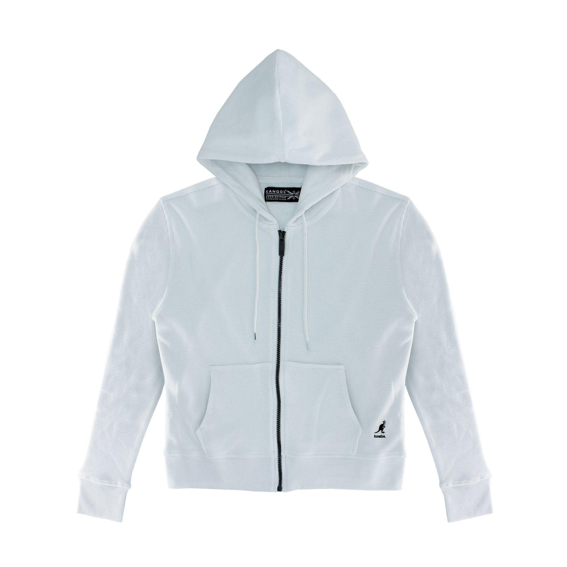 Kangol Women's Waffle Full Zip Hoodie - Velora Luxury Fashion
