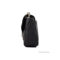 Kate Spade Carey Medium Black Quilted Flap Shoulder Bag - Velora Luxury Fashion