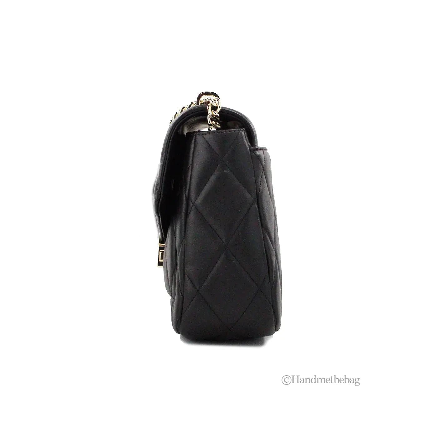 Kate Spade Carey Medium Black Quilted Flap Shoulder Bag - Velora Luxury Fashion