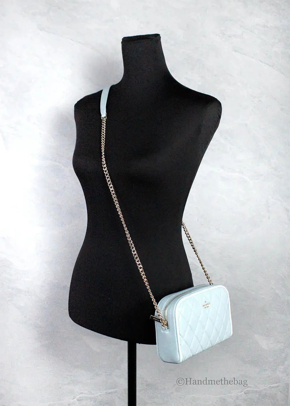 Kate Spade Carey Mini Sage Quilted Camera Crossbody Bag - Velora Luxury Fashion