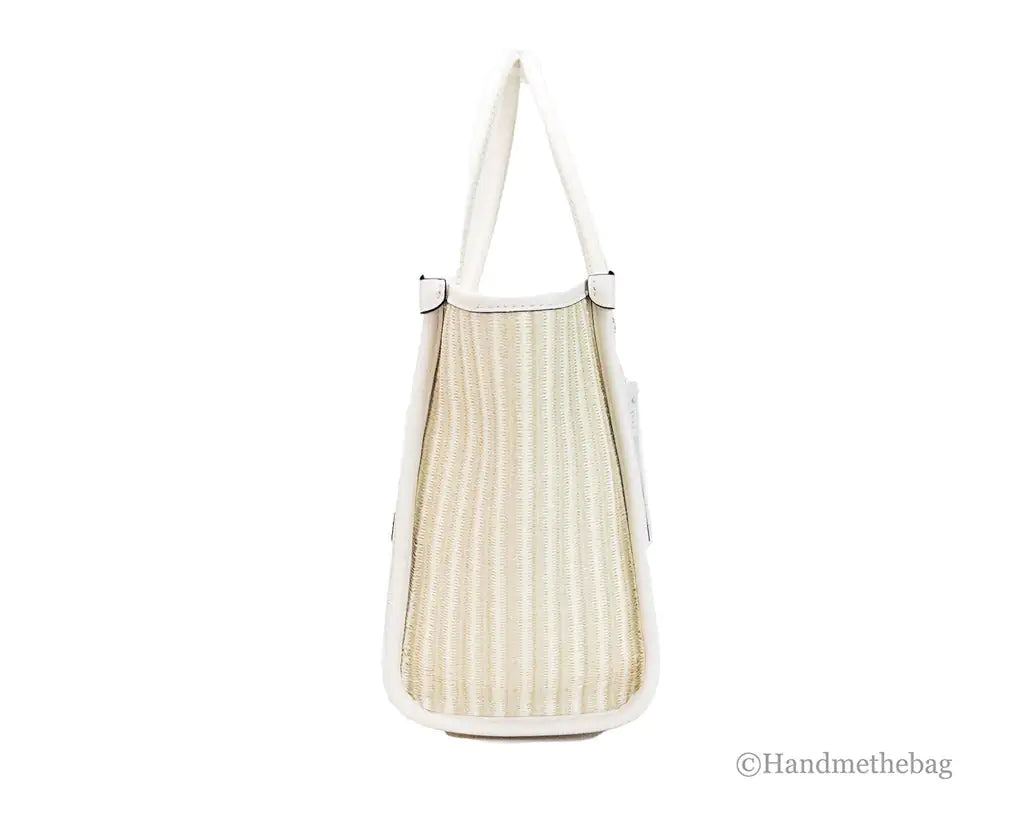 Kate Spade Ella Embroidered Straw Ladybug Handbag - Velora Luxury Fashion