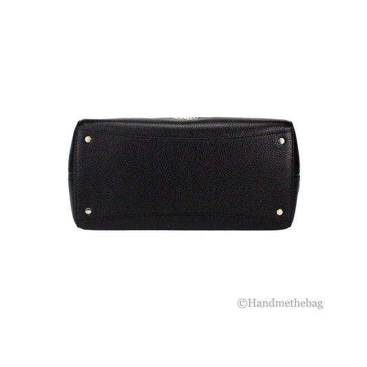 Kate Spade Leila Triple Pocket Satchel - Black - Velora Luxury Fashion