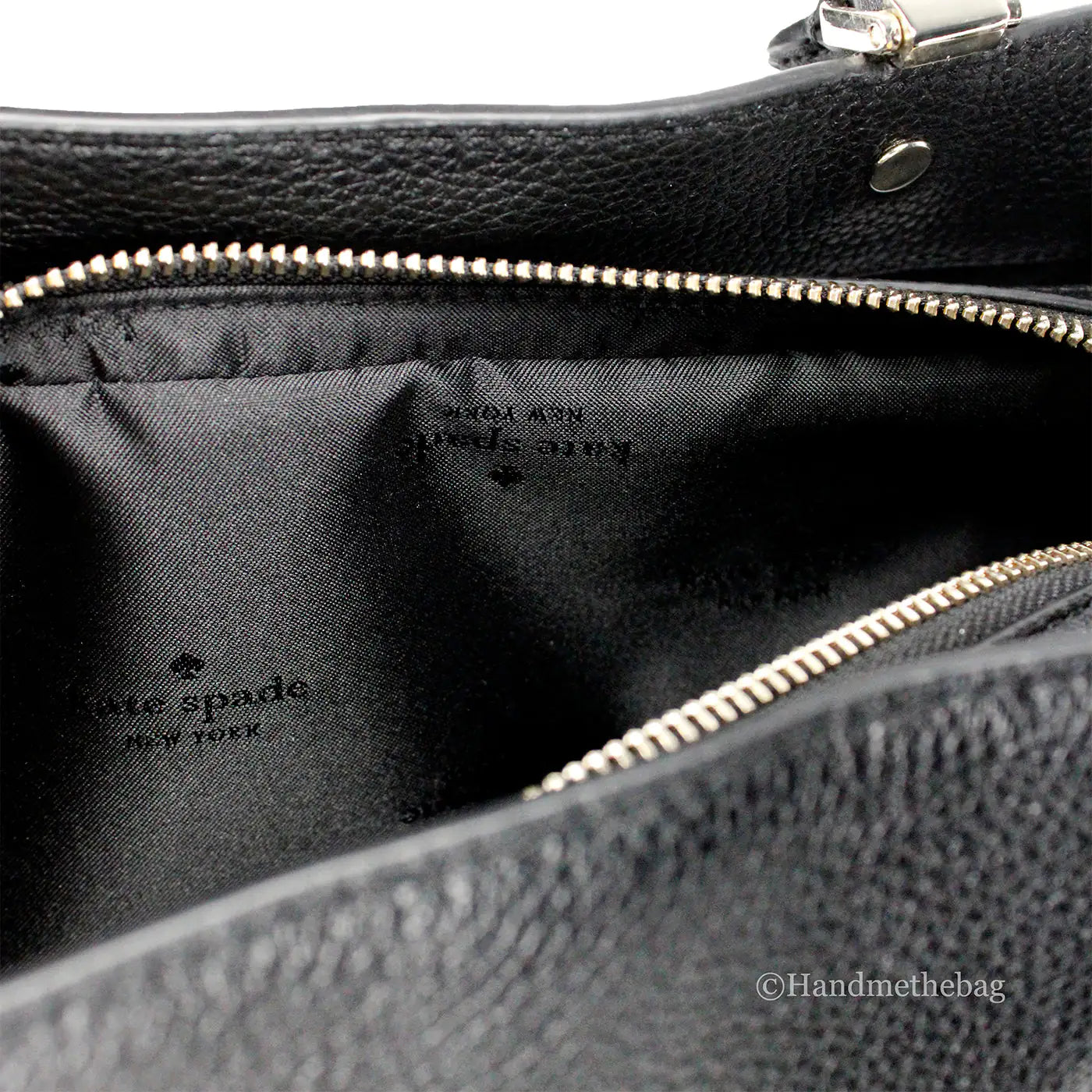 Kate Spade Leila Triple Pocket Satchel - Black - Velora Luxury Fashion