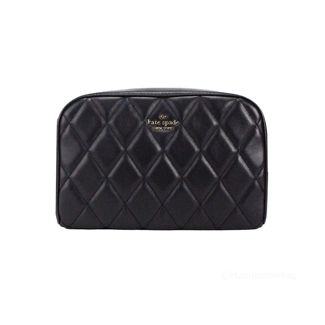 Kate Spade Mini Black Quilted Crossbody - Velora Luxury Fashion
