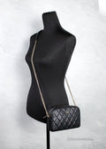Kate Spade Mini Black Quilted Crossbody - Velora Luxury Fashion