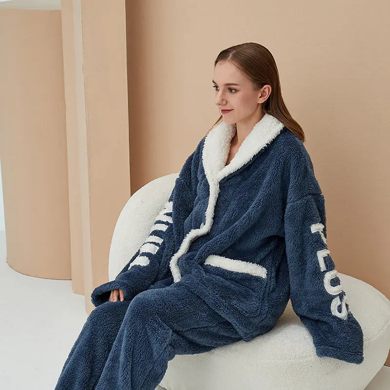 Keep Warm Coral Velvet Pajamas For Women EX-STOCK Canada