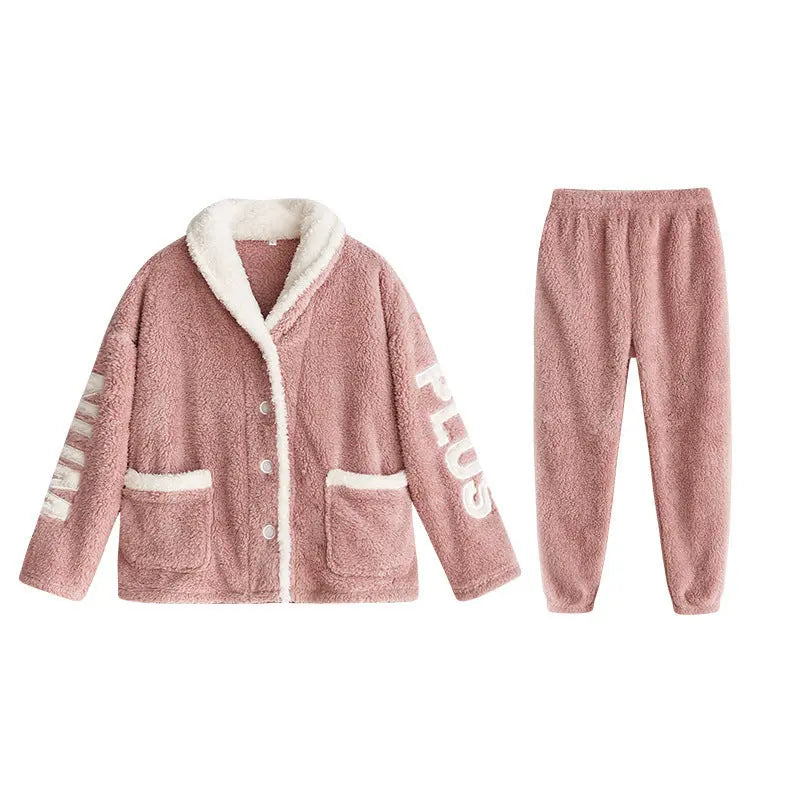Keep Warm Coral Velvet Pajamas For Women EX-STOCK Canada