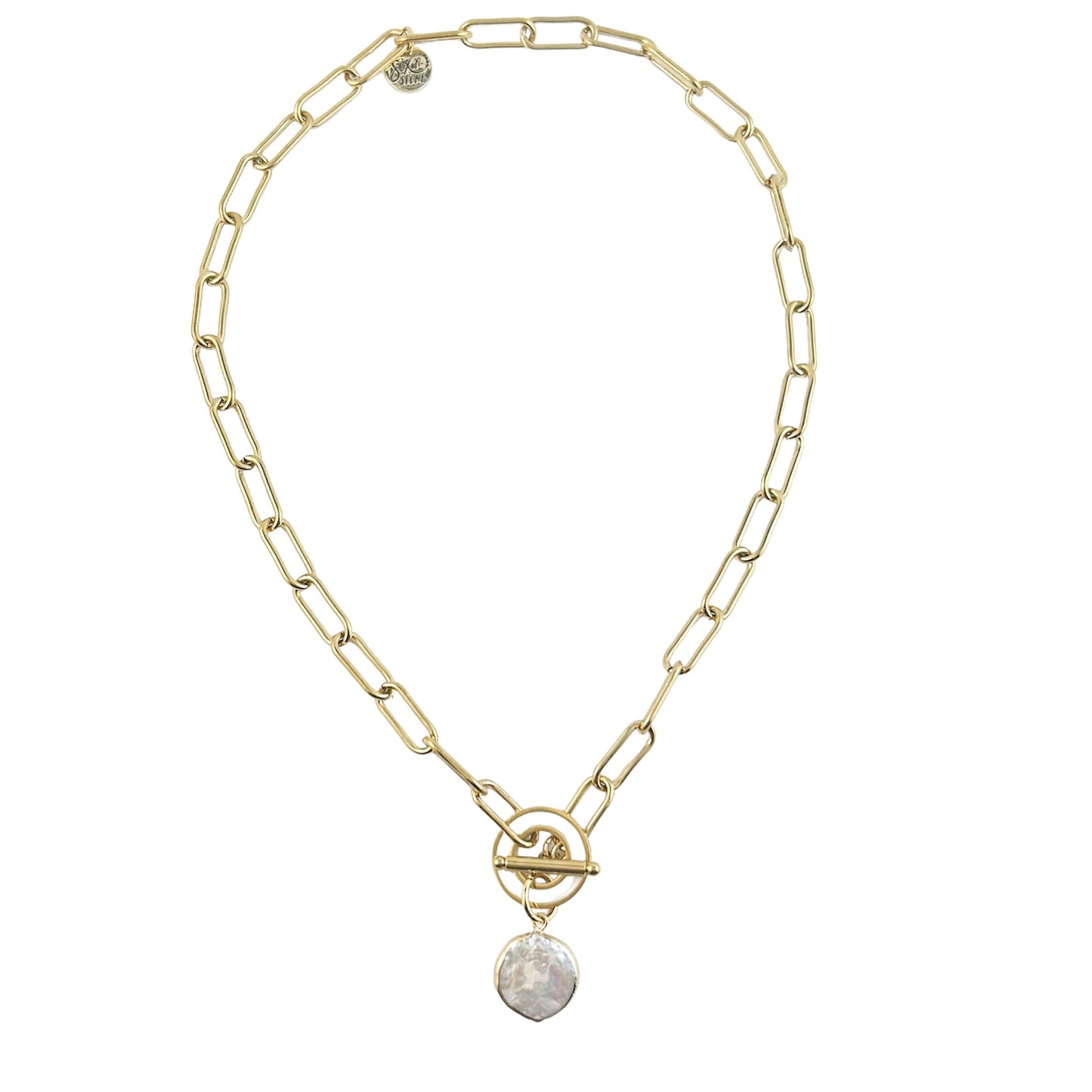 Keshi Pearl Toggle Necklace - Velora Luxury Fashion