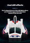 Kidstoylover Sea, Land, Air Glider with Gyro & LED - Velora Luxury Fashion