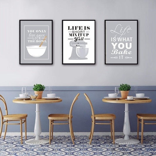 Kitchen Poster - Velora Luxury Fashion