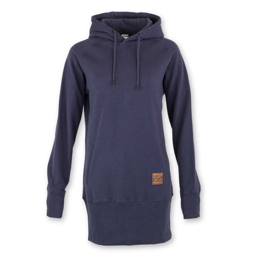 Kora Long Hoodie Deep Purple - Velora