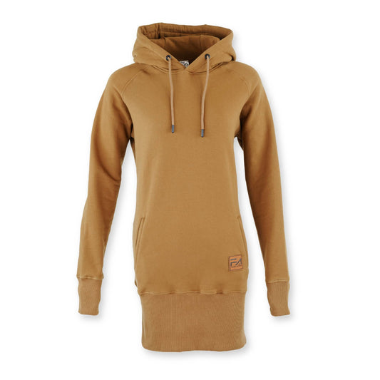 Kora Long Hoodie Caramel - Velora