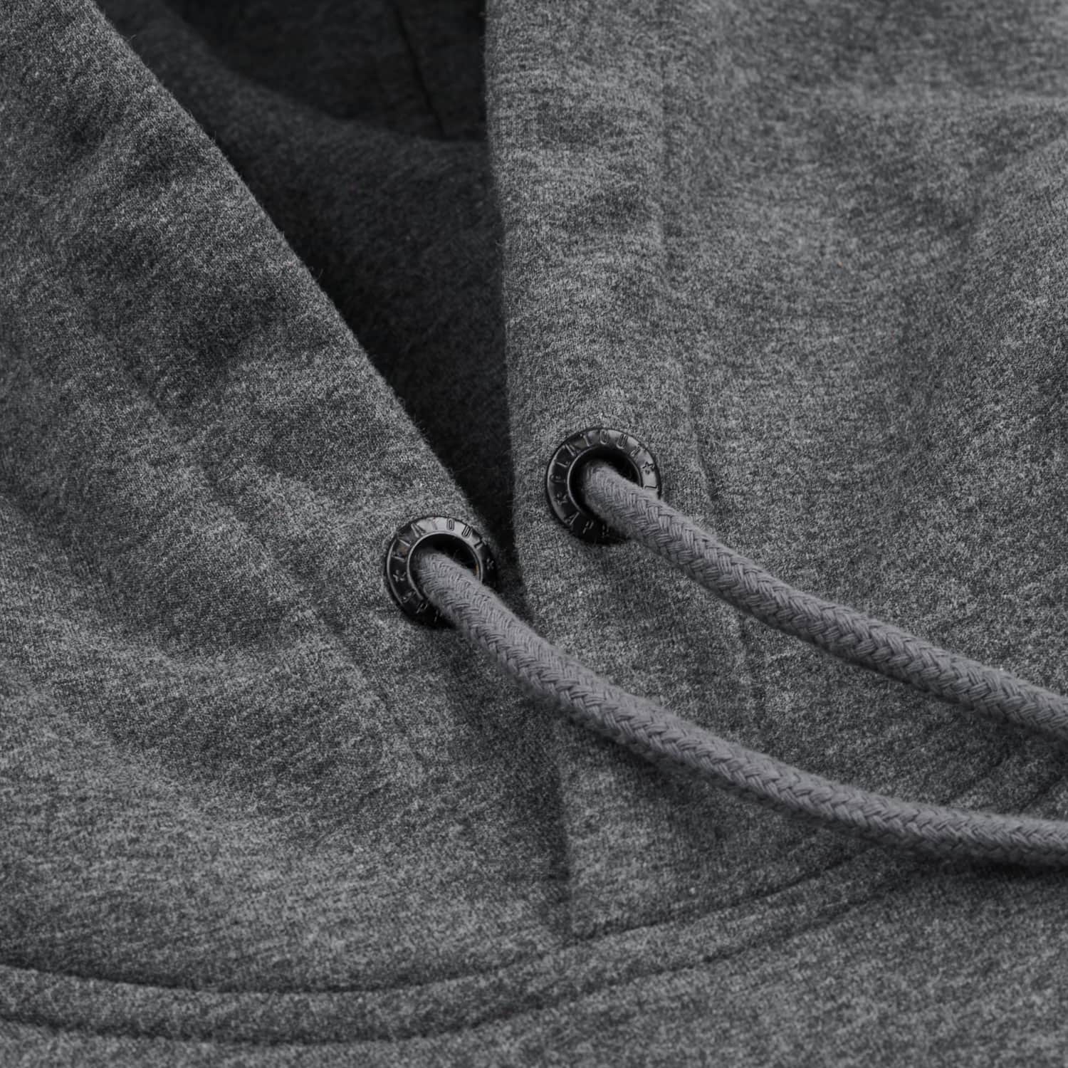 Kora Long Hoodie Charcoal - Velora