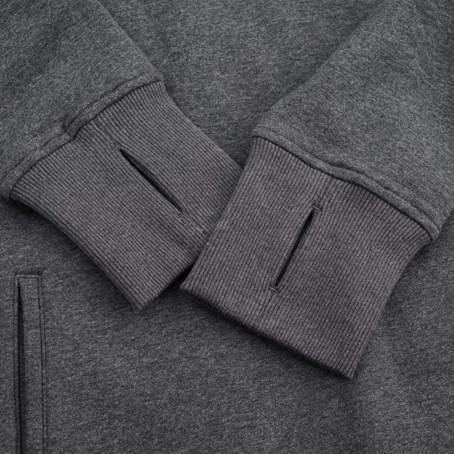 Kora Long Hoodie Charcoal - Velora