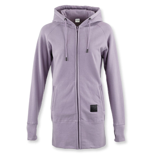 Kora Long Zipup Hoodie Mauve - Velora