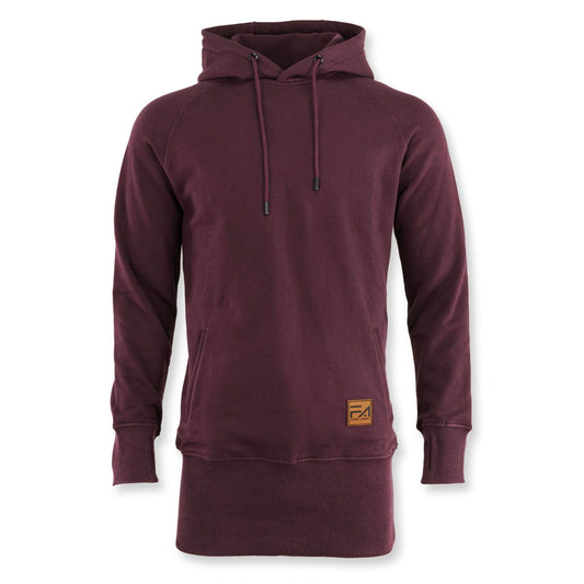 Kora Long Hoodie Plum - Velora