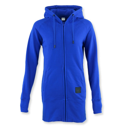 Kora Long Zipup Hoodie Royal Blue - Velora