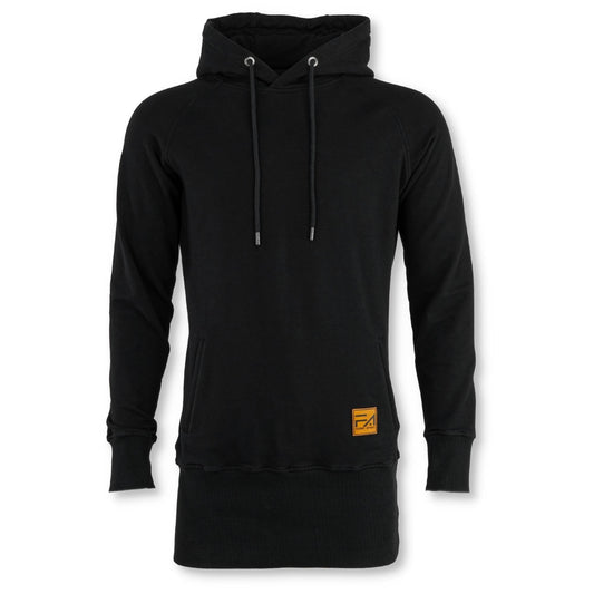Kora Long Hoodie Black - Velora