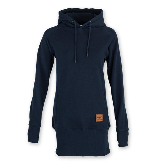 Kora Long Hoodie Navy - Velora