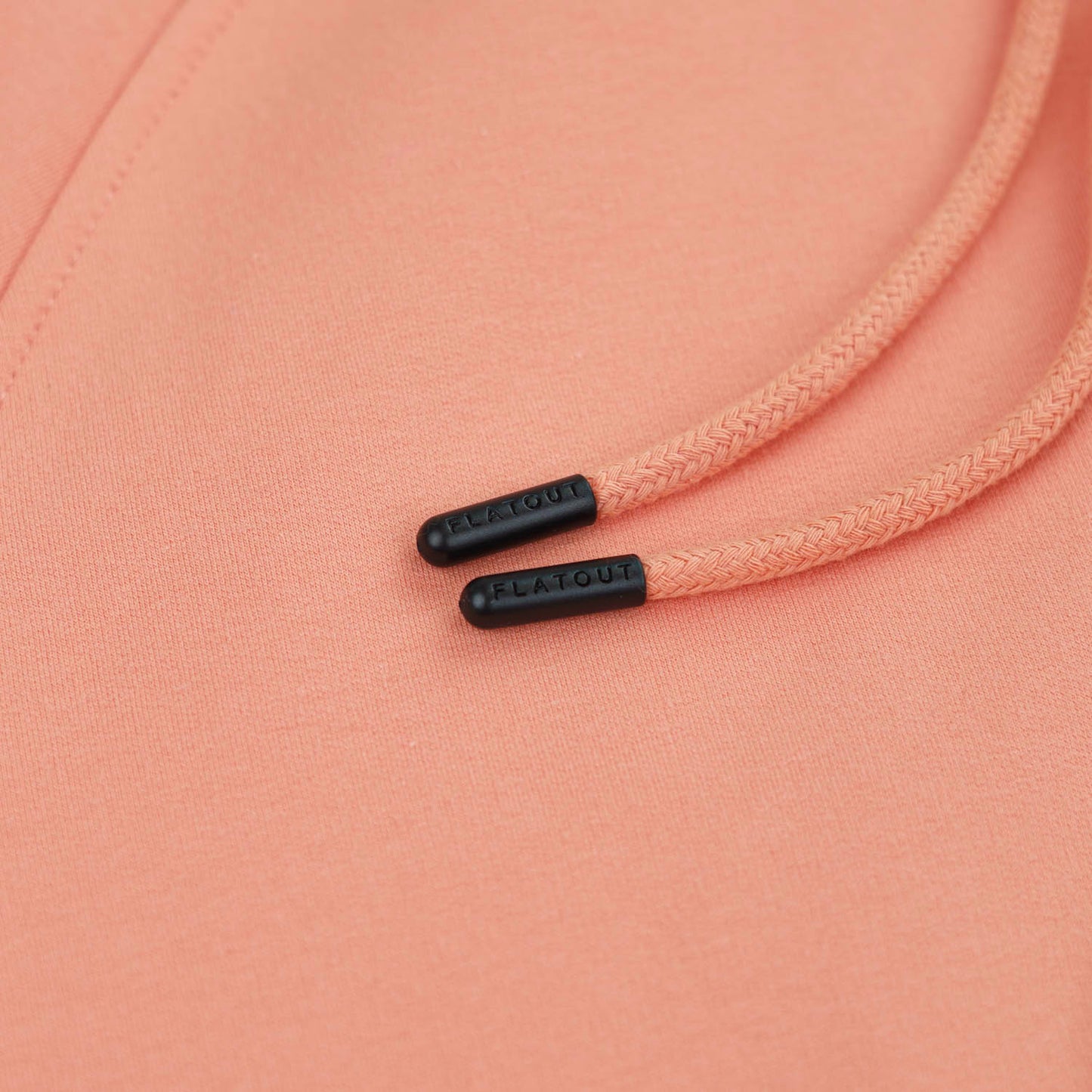 Kora Long Zipup Hoodie Peach - Velora