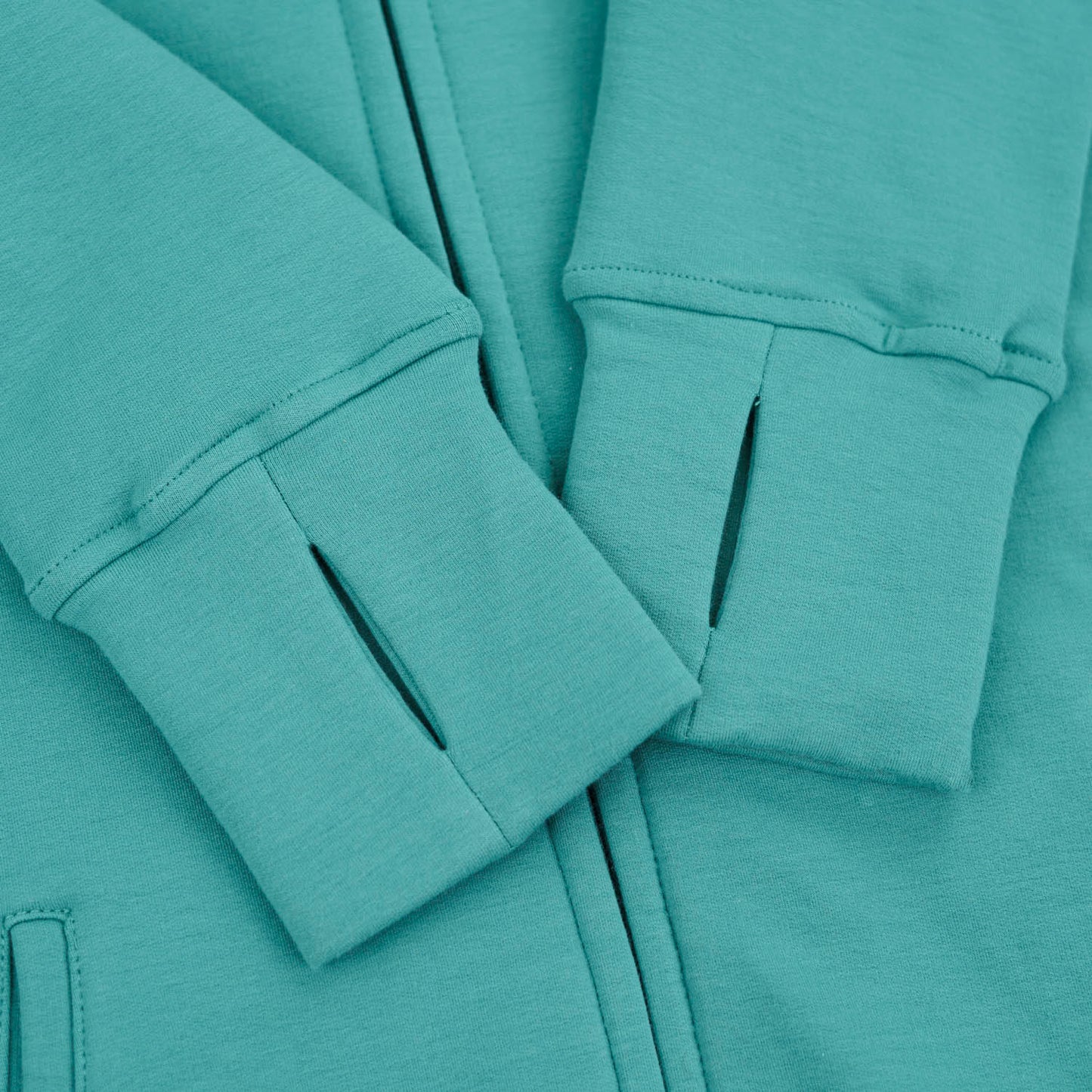 Kora Long Zipup Hoodie Spearmint - Velora