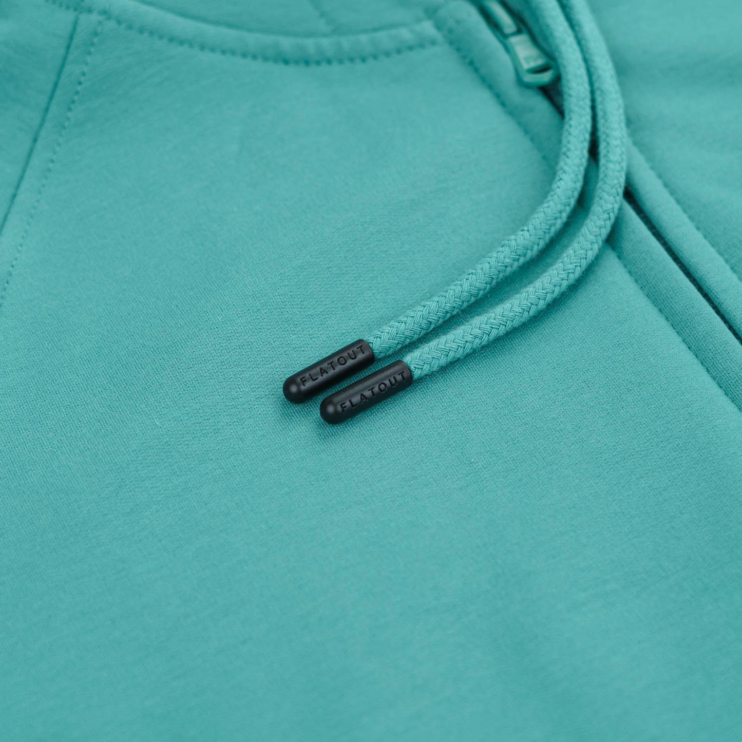 Kora Long Zipup Hoodie Spearmint - Velora