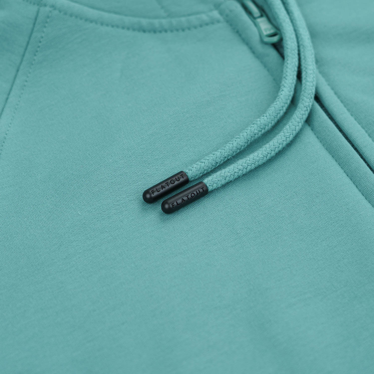 Kora Long Zipup Hoodie Spearmint - Velora