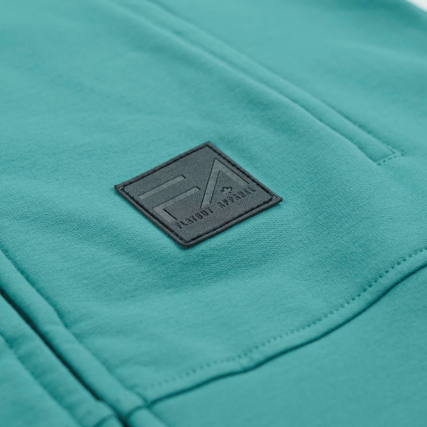 Kora Long Zipup Hoodie Spearmint - Velora