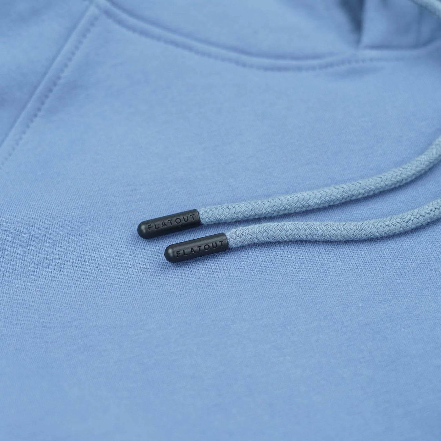 Kora Long Hoodie Baby Blue - Velora