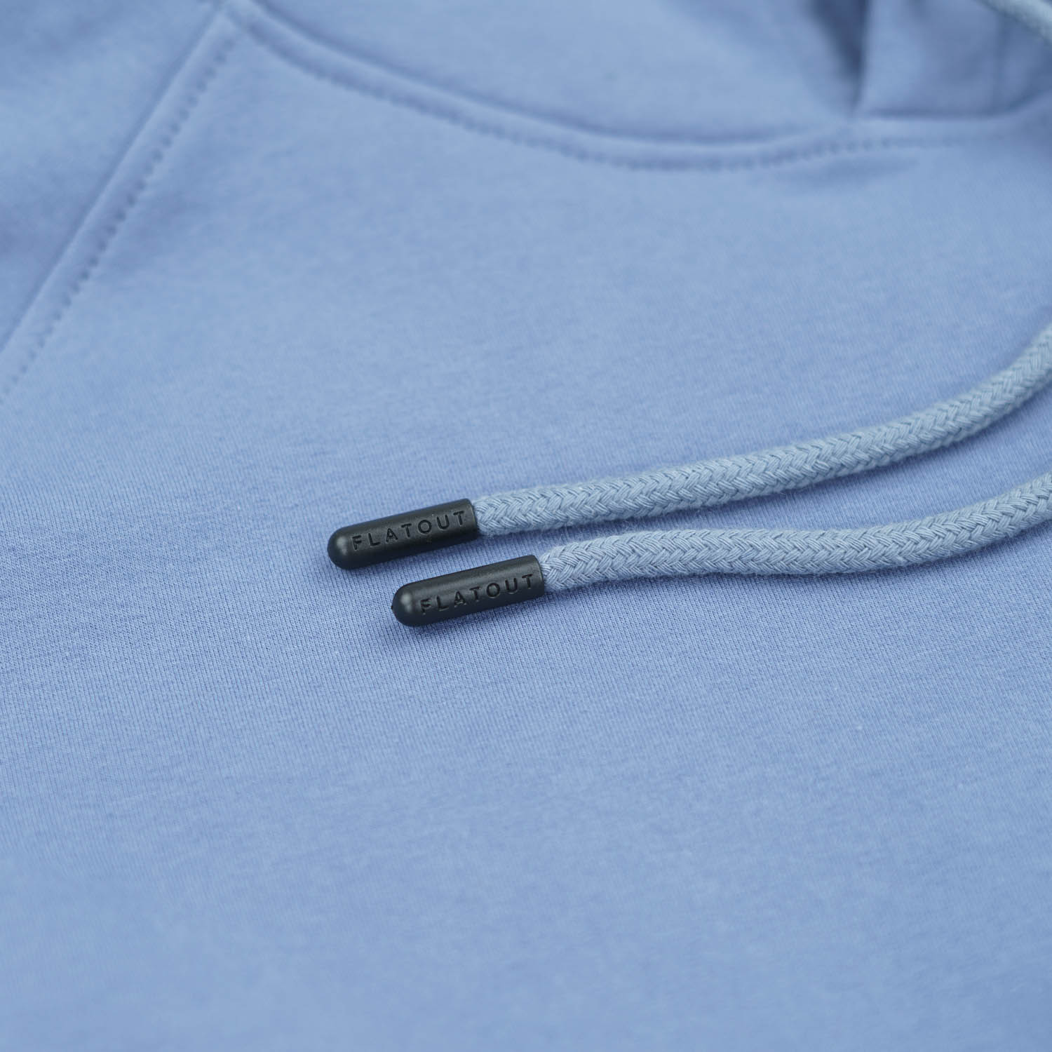 Kora Long Hoodie Baby Blue - Velora