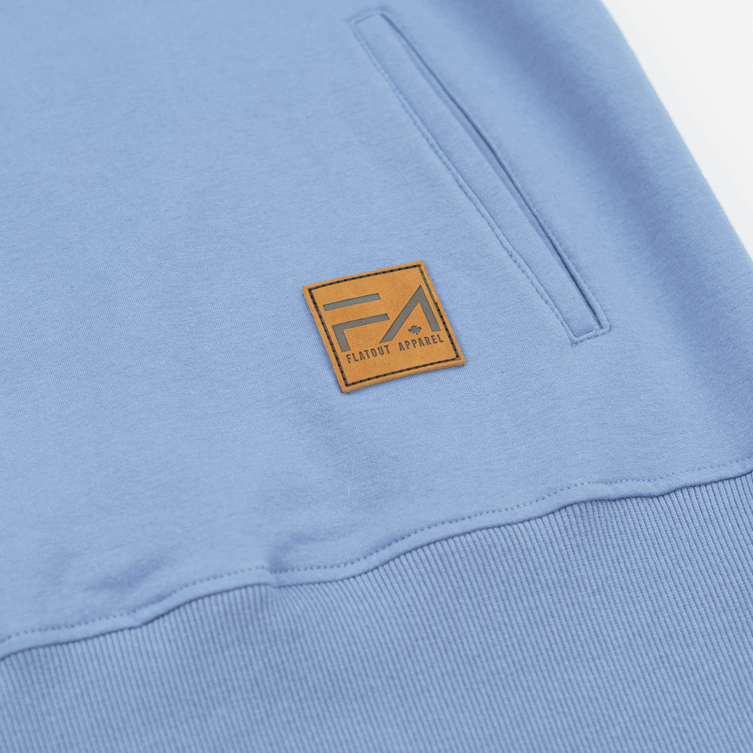 Kora Long Hoodie Baby Blue - Velora