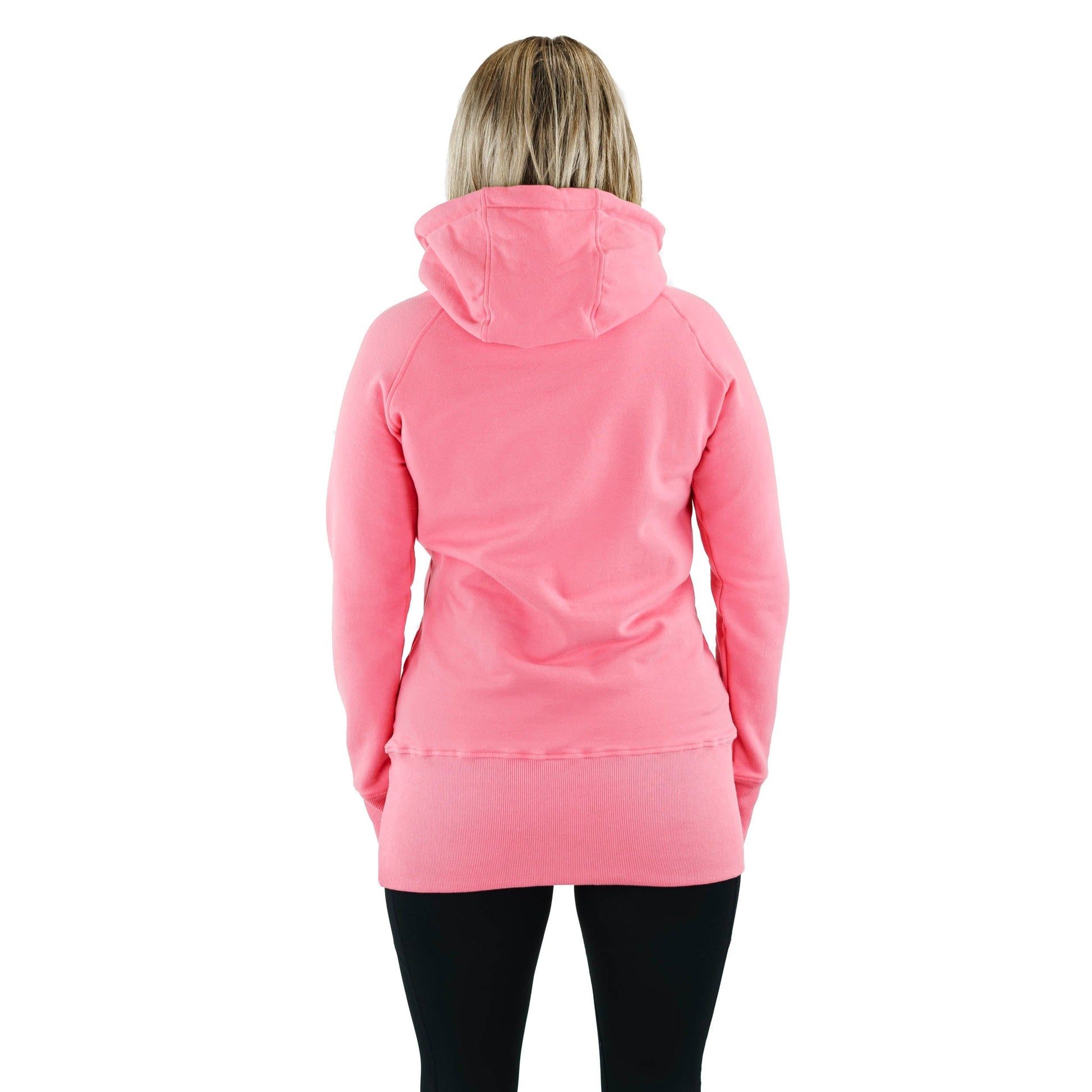 Kora Long Hoodie Bubblegum - Velora