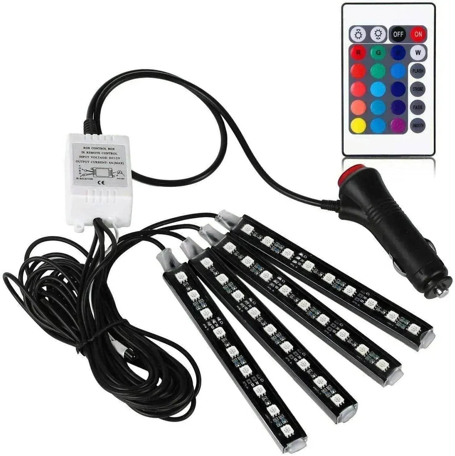 LED Strip Lights for Car Interior Lights with Neon Atmosphere - Velora