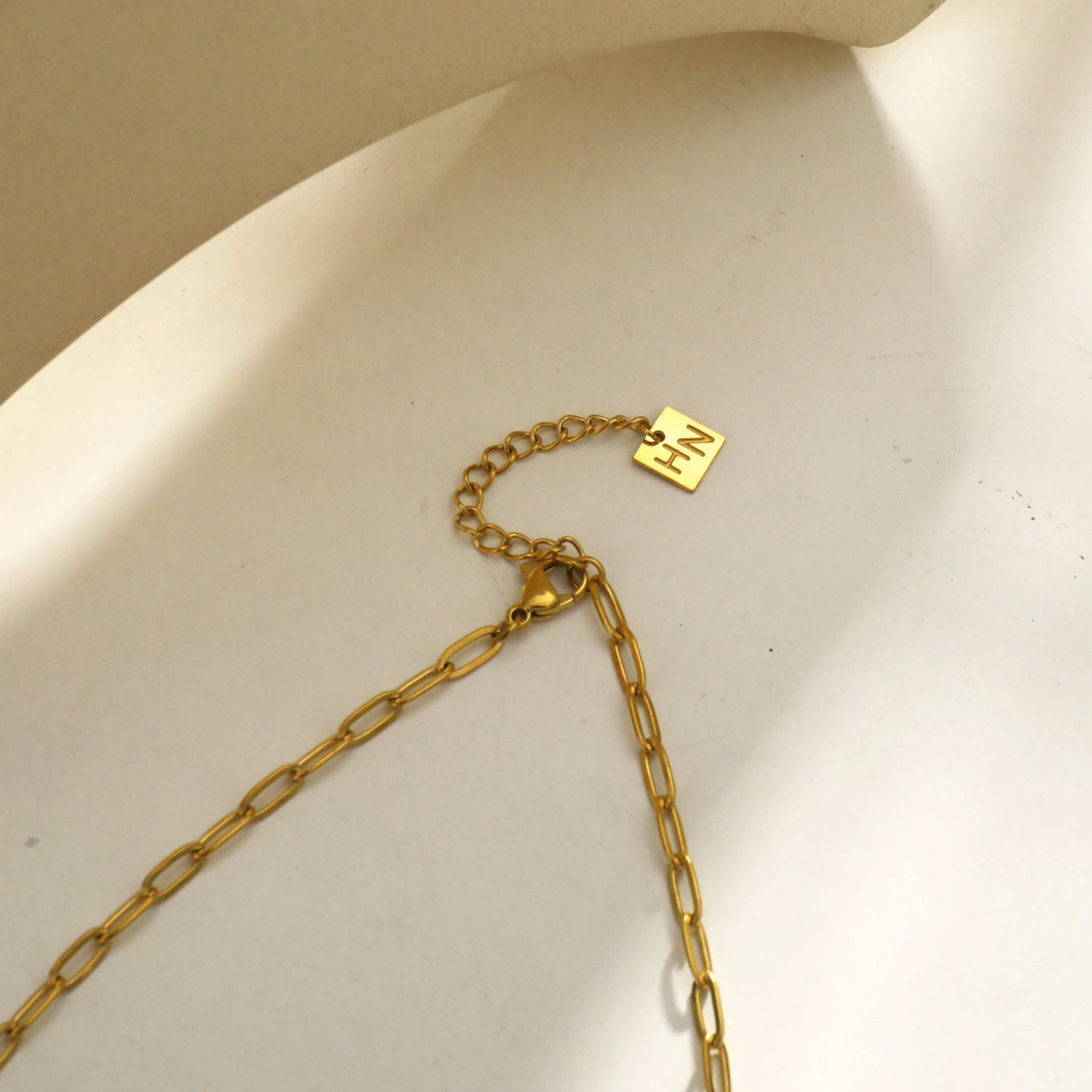 LILIANA Alabaster, Onyx & Gold Beaded Necklace with 'Evil Eye' Pendant - Velora Luxury Fashion