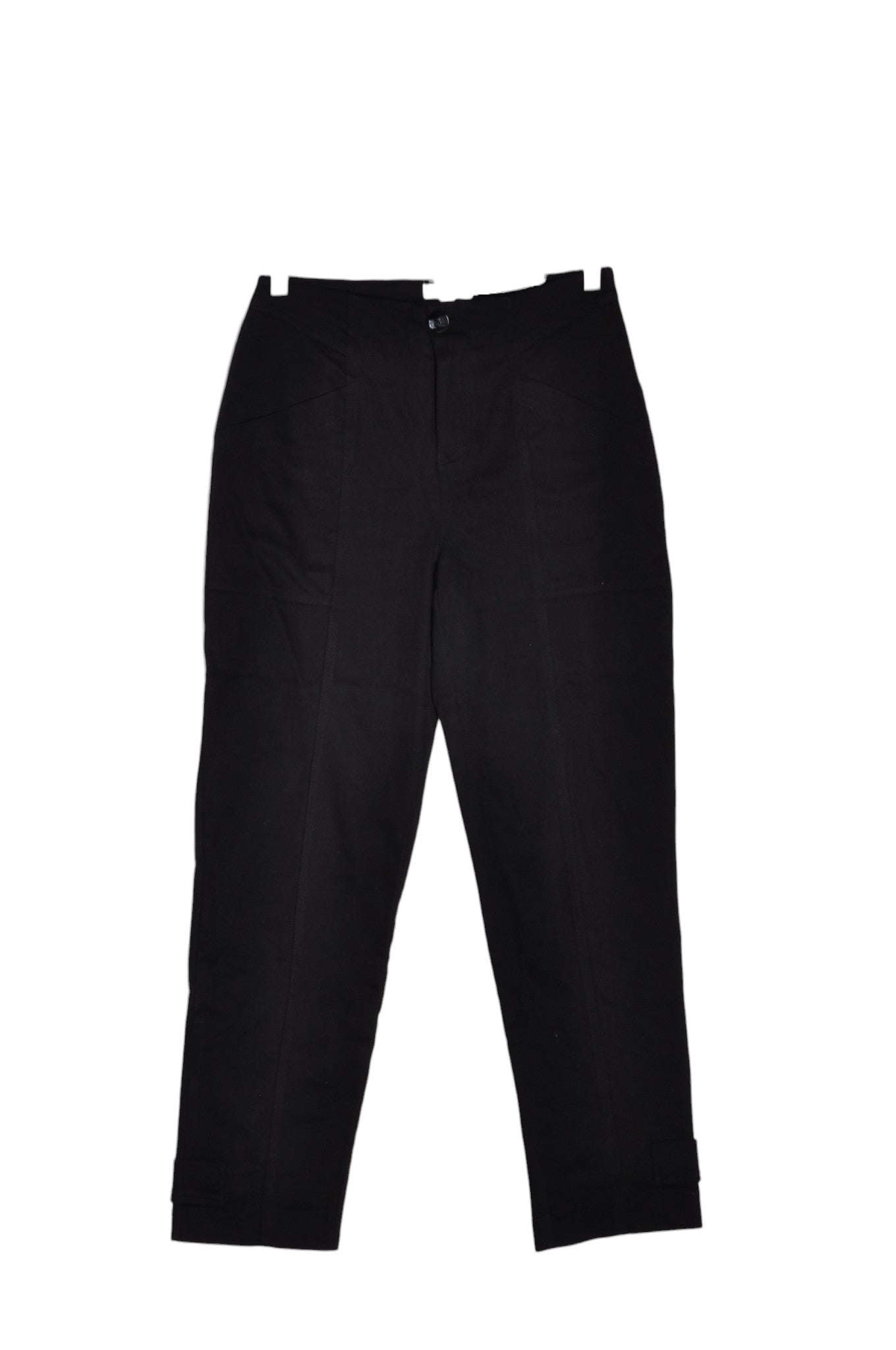 LIVOM Women Cargo Pants Regular fit in Black - 4 - Velora Luxury Fashion
