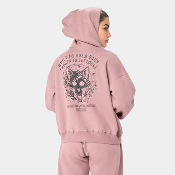 LOCKFEM_05 HOODIE — STORM ROSE - Velora Luxury Fashion