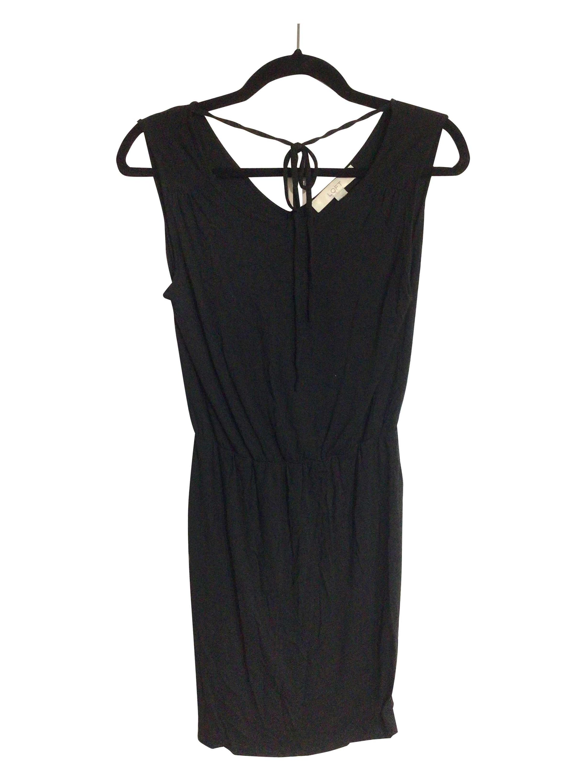LOFT Regular fit Midi Dress in Black - XS - Velora