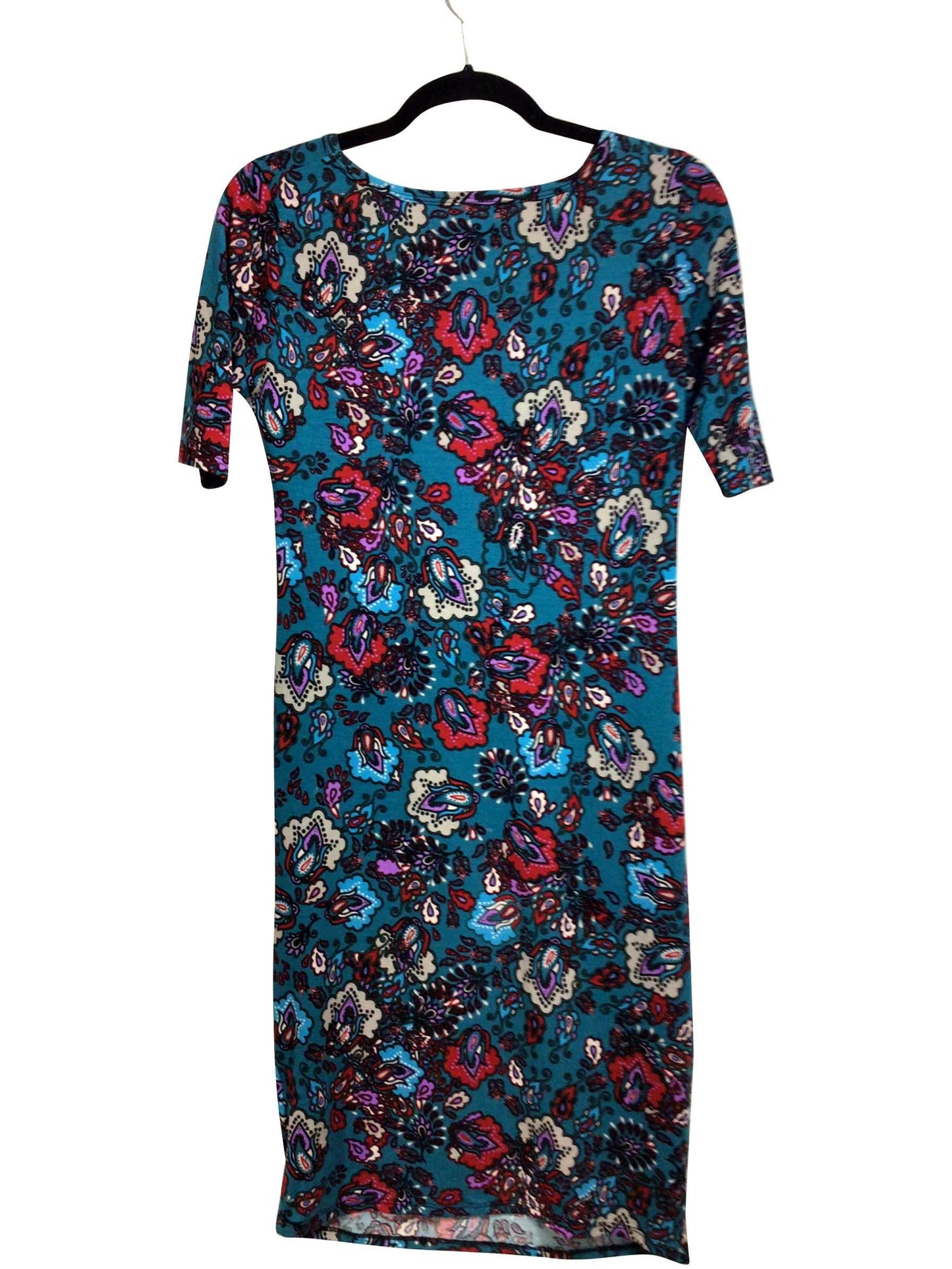 LULAROE Regular fit Midi Dress in Blue - S - Velora