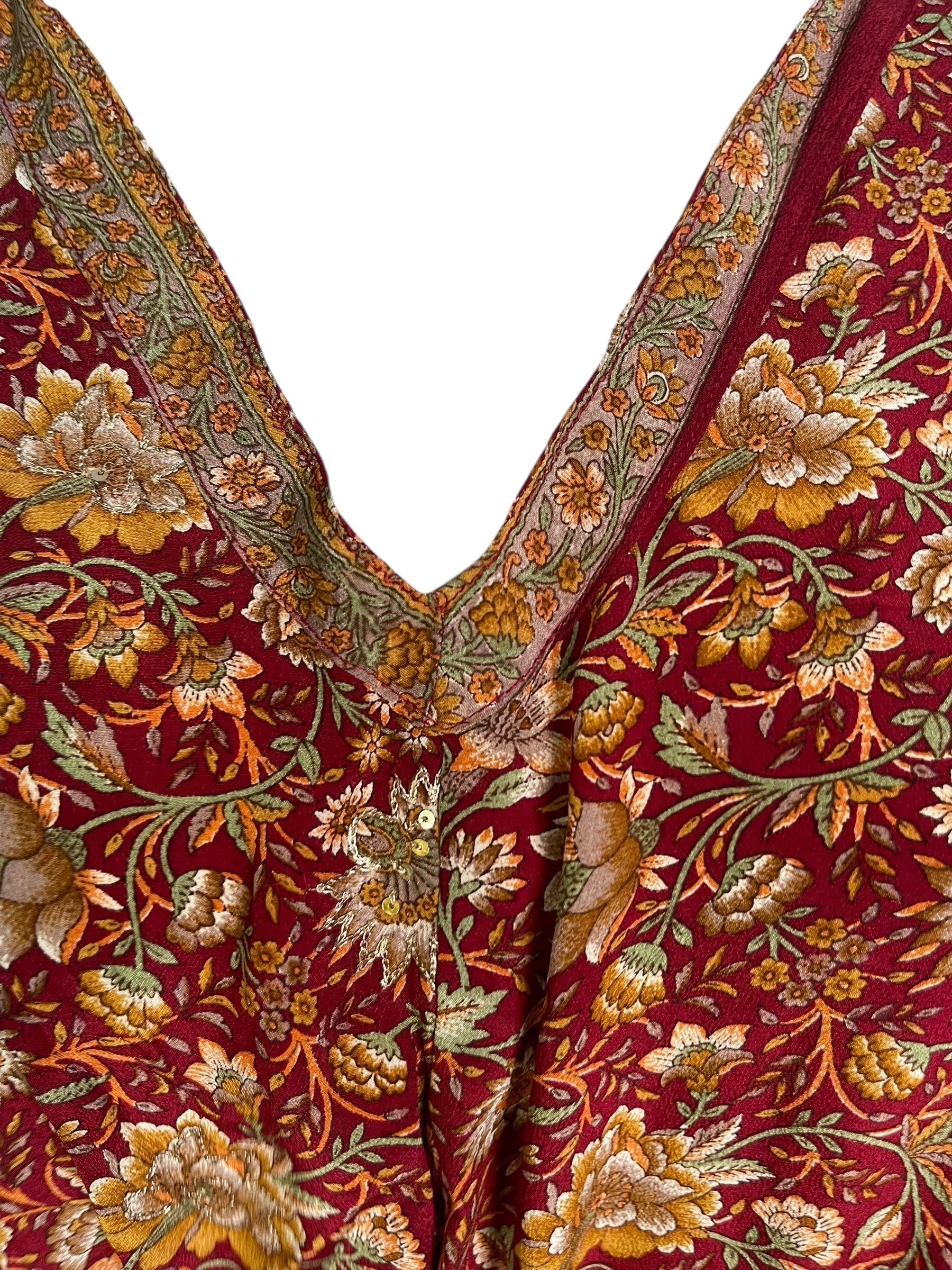 PRC6765 Avatar Pure Silk Maxi Kaftan - Velora