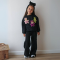 La-Bu-Bu Colorful Patch Girls Casual Set - Velora Luxury Fashion