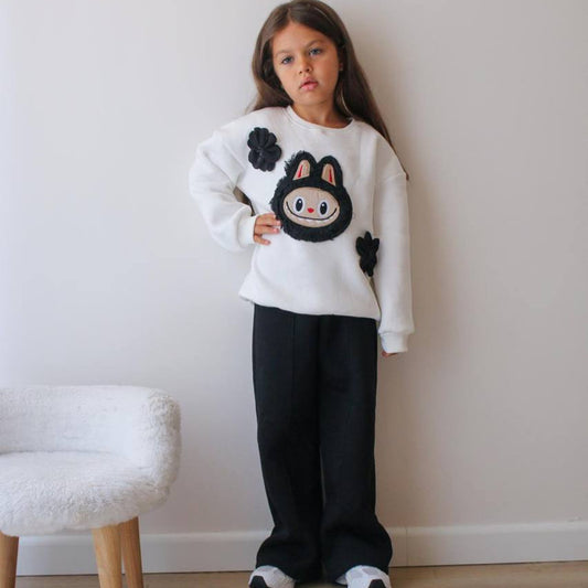La-Bu-Bu Flower Girls Casual Set - Velora Luxury Fashion
